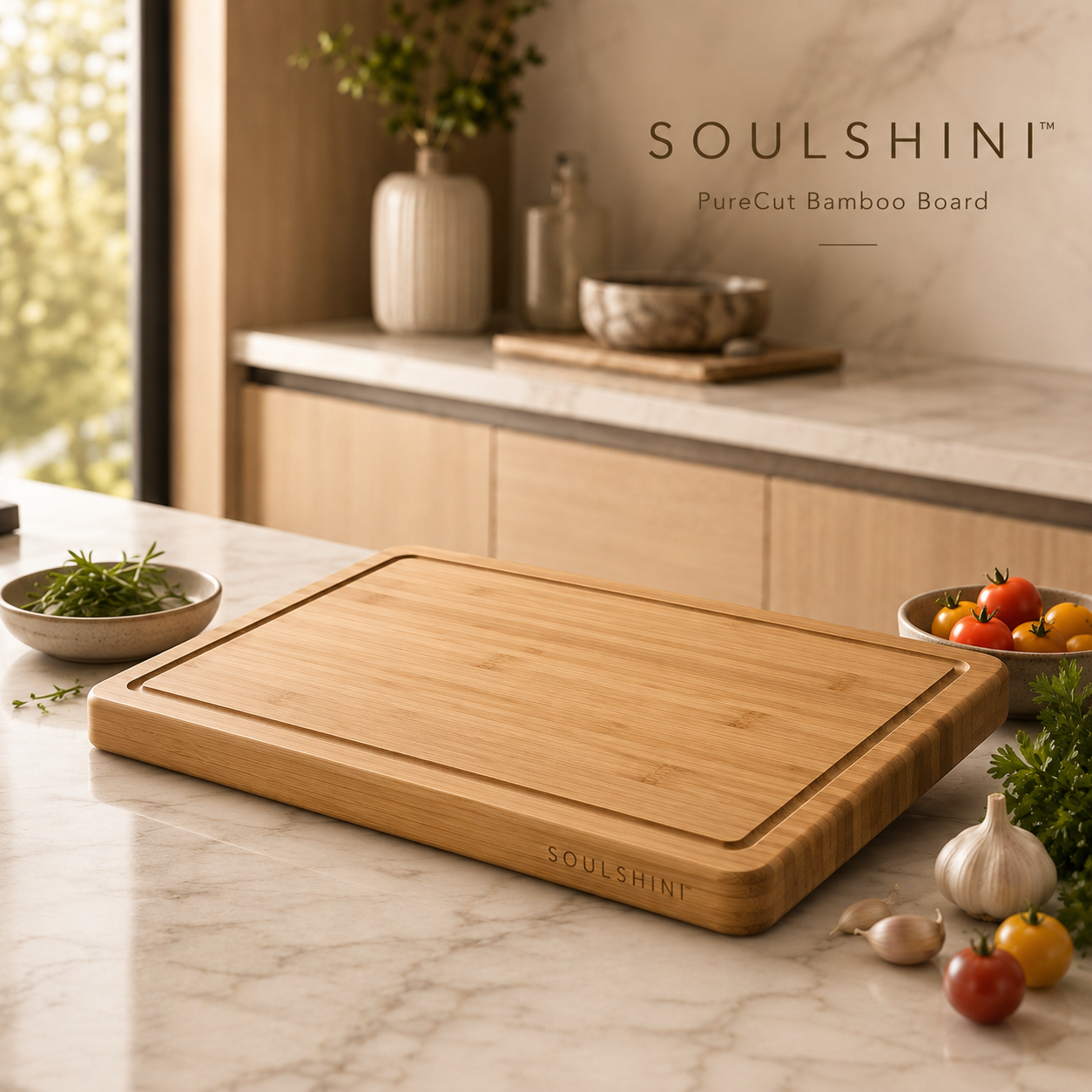 soulshini™ PureCut Bamboo Board
