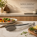 soulshini™ GripTongs Stainless Food Tongs